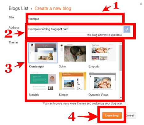 create a free blog on blogger.com
